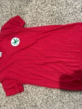 Red Short-Sleeve Graphic Tee Ohio state Buckeyes